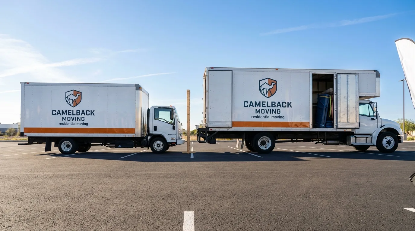 Moving truck size capacity guide in New Town